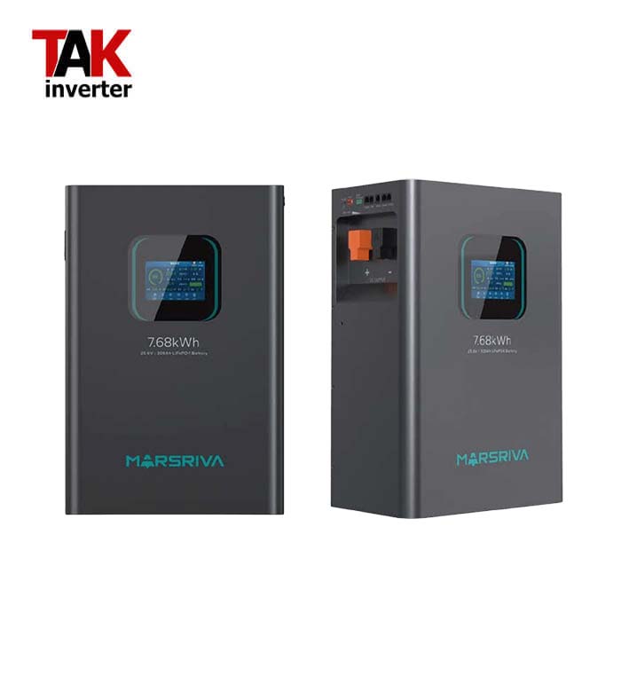 باتری خورشیدی مارسریوا 7.68kWh ولت 300Ah مدل MR-LFP24-300-WMD