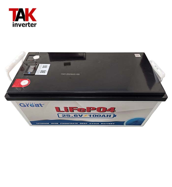 باتری لیتیوم فسفات آهن 100 آمپر برند Great Solar مدل LFP24100