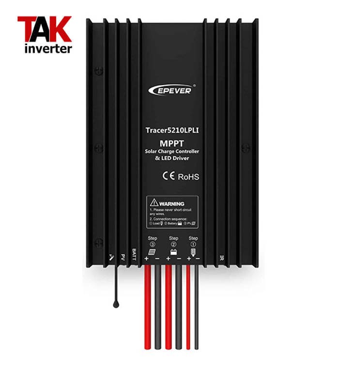 شارژ کنترلر 20 آمپر 12/24 ولت MPPT مدل Tracer 5210 LPLI برند EPEVER