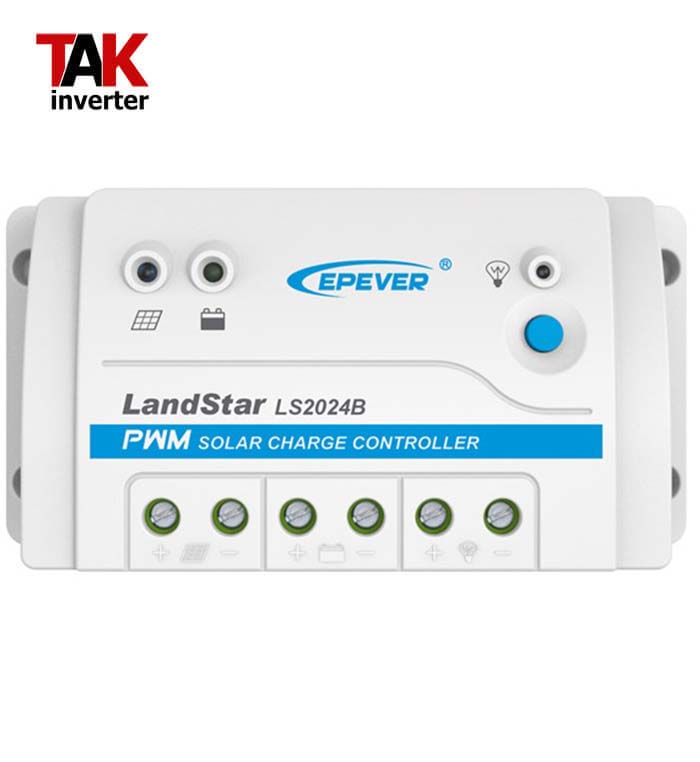 شارژ کنترلر 20 آمپر 24V PWM مدل LS2024B برند Epever