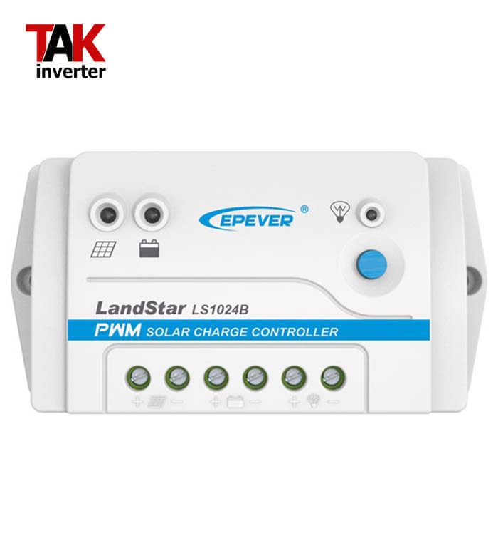 شارژ کنترلر خورشیدی 10 آمپر 24V PWM مدل LS1024B برند Epever
